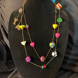 Betsey Johnson necklace 30 inch